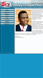 Mobile Screenshot of calvarychristianchurch.org.za